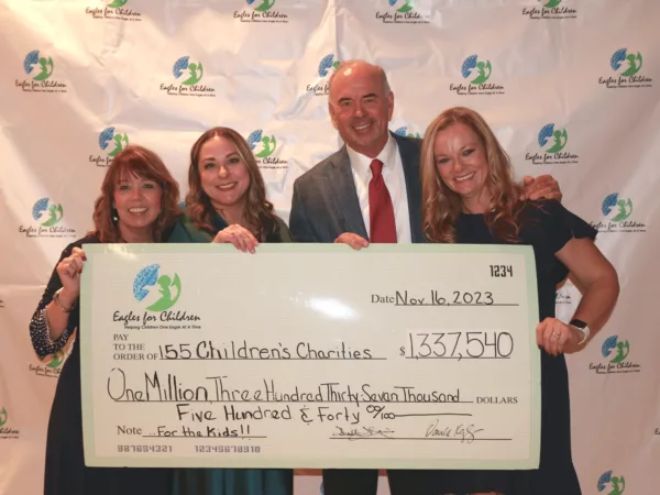 Eagles for Children donates $1,337,540 at 2023 year-end banquet 